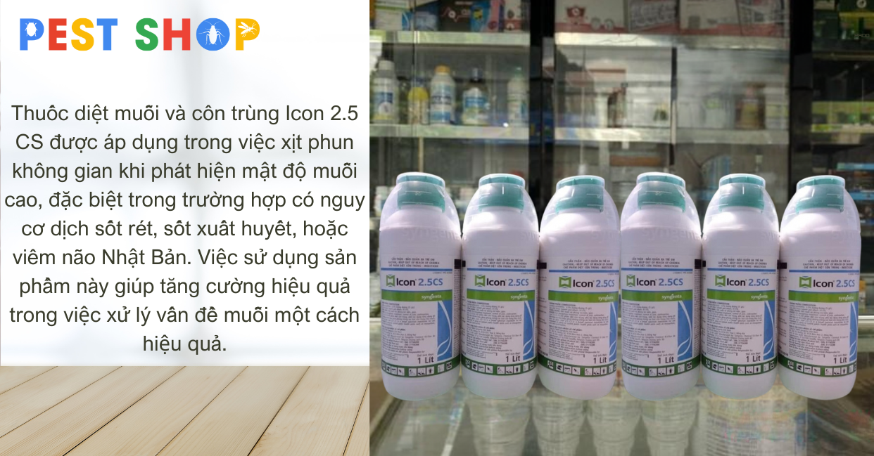 Mua thuốc diệt côn trùng ICON 2.5SC