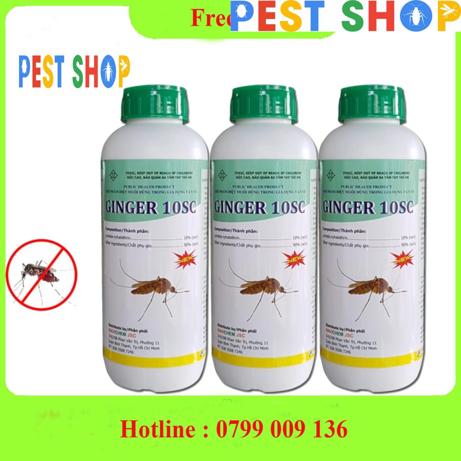 Thuốc diệt muỗi Ginger 10SC