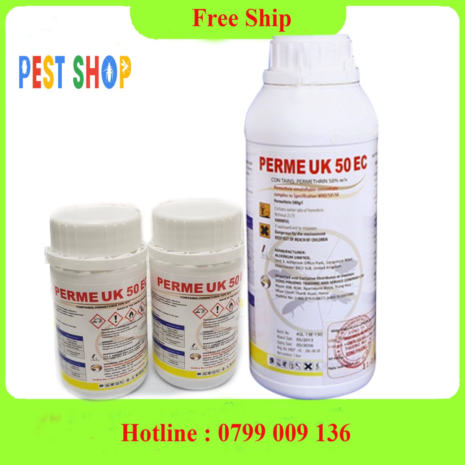 Thuốc diệt côn trùng Perme UK 50EC