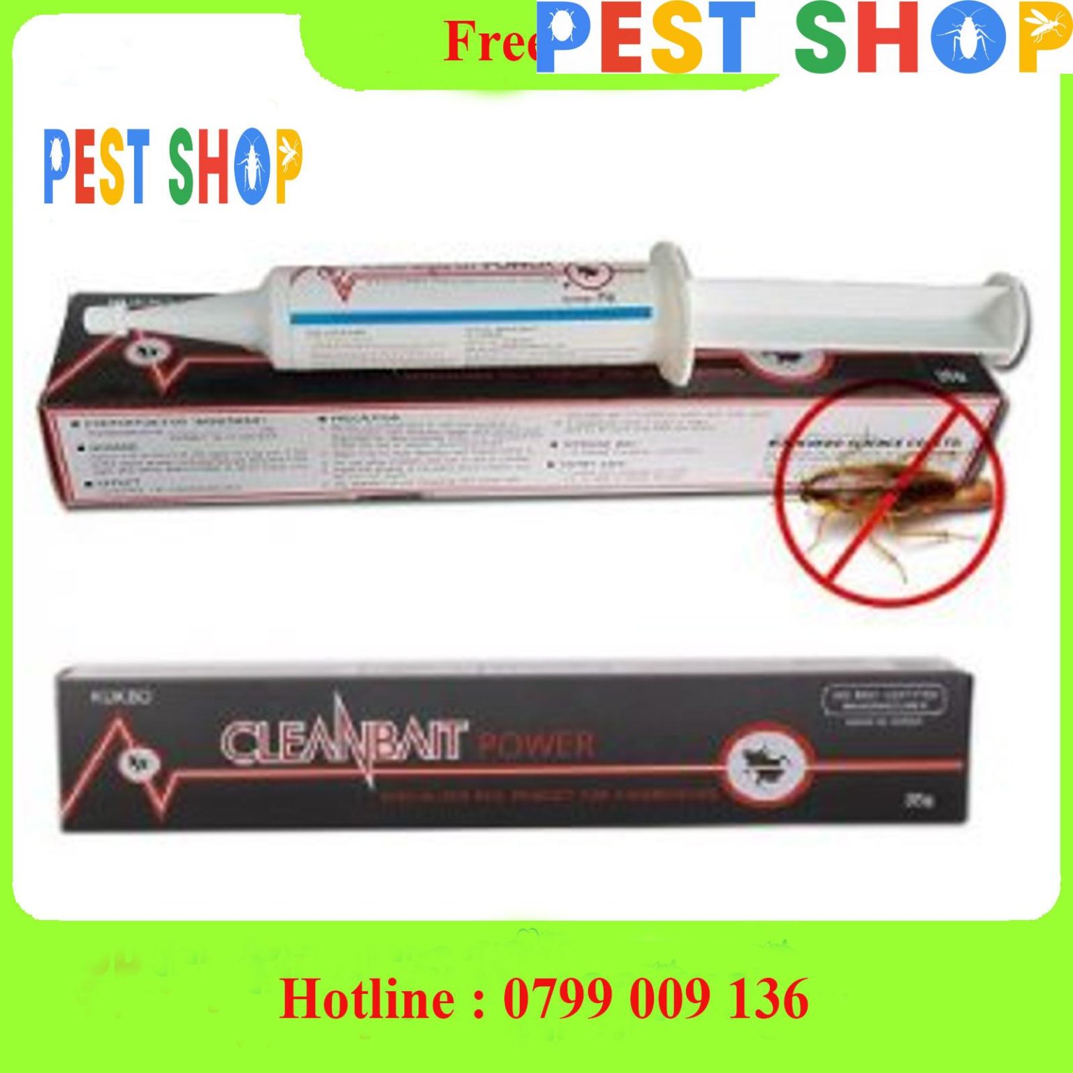 Thuốc diệt gián đức Cleanbait Power