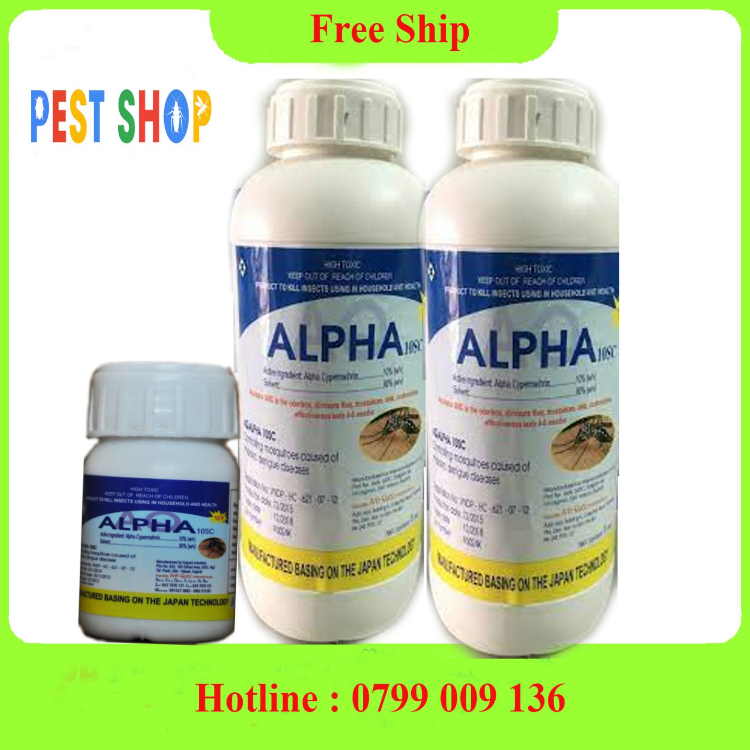 Thuốc diệt muỗi Alpha 10SC