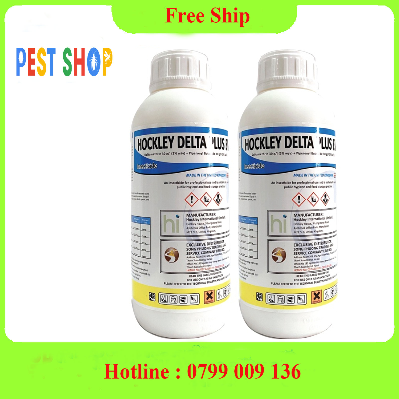 Thuốc diệt muỗi HOCKLEY DELTA PLUS EW