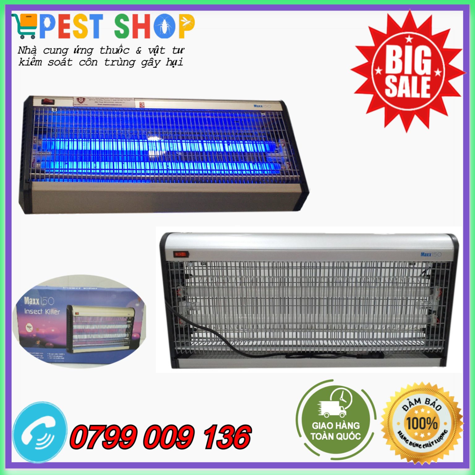 Đèn diệt côn trùng Maxx 150