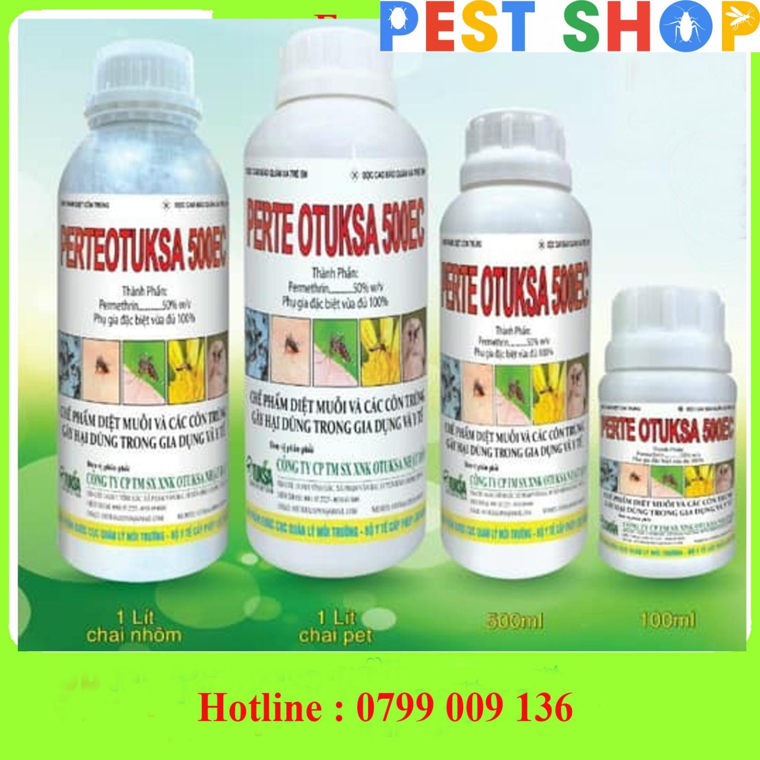 Thuốc diệt côn trùng Perte otuksa 500EC