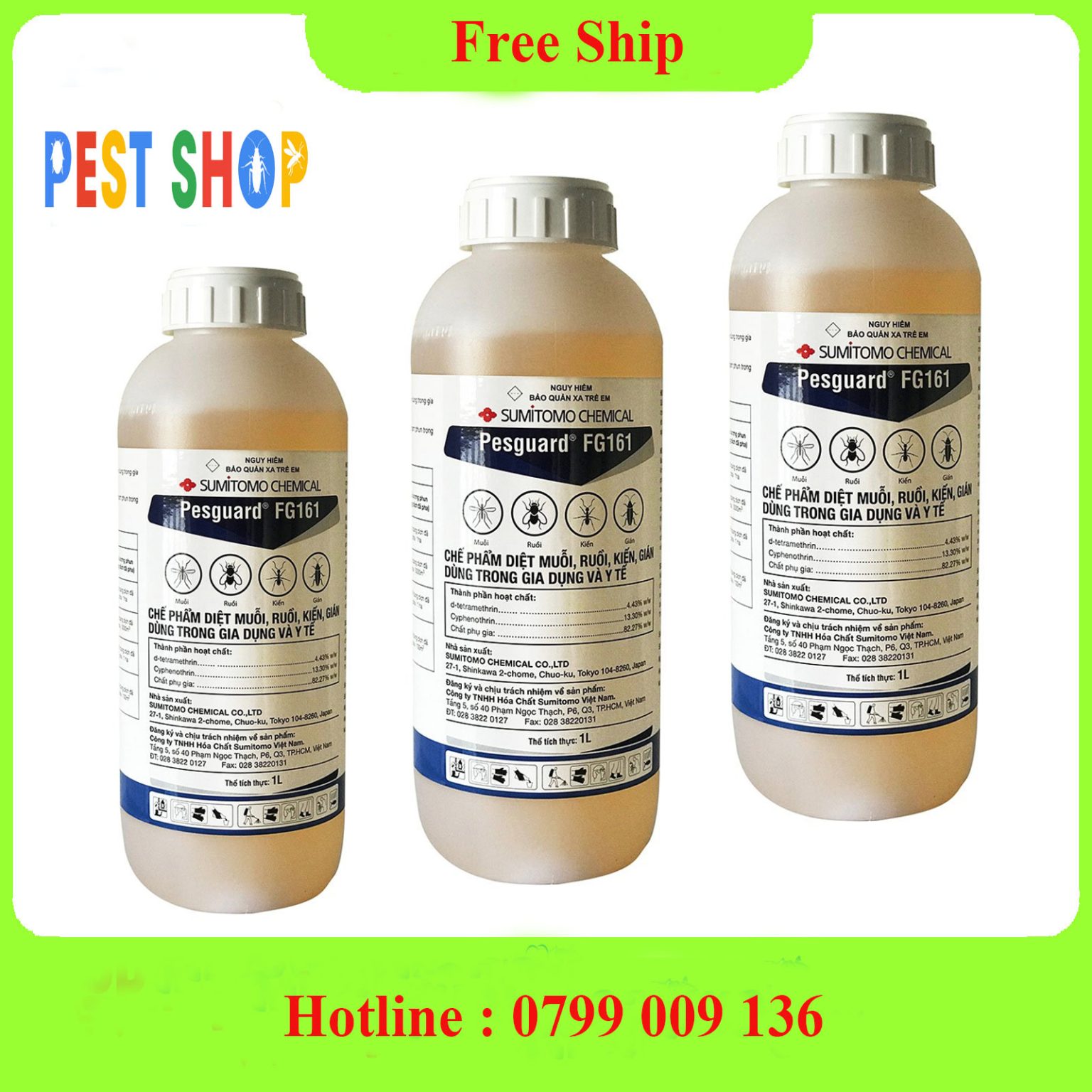 Thuốc diệt côn trùng Pesguard FG 161