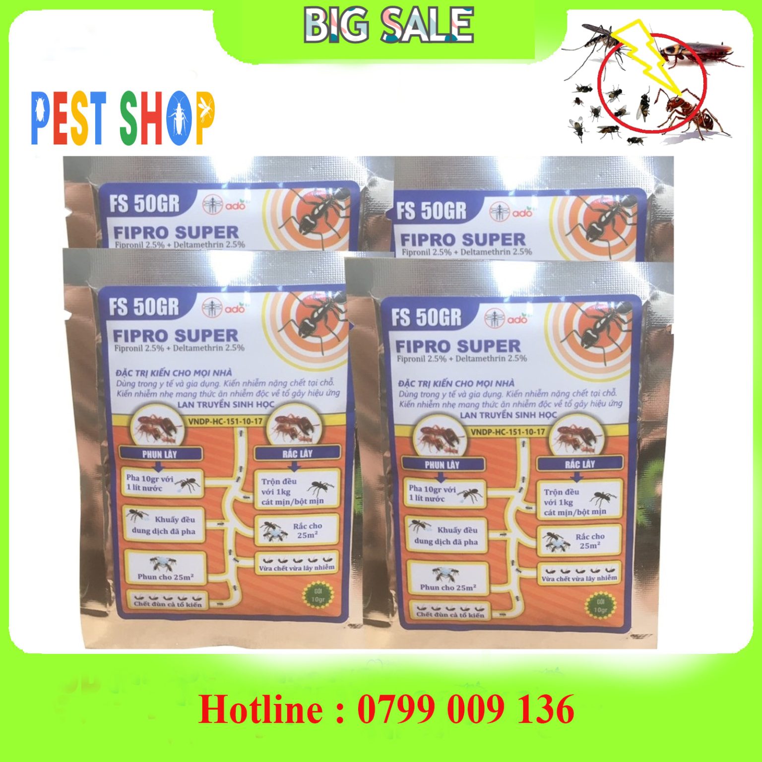 thuốc diệt kiến Fipro Super 50gr