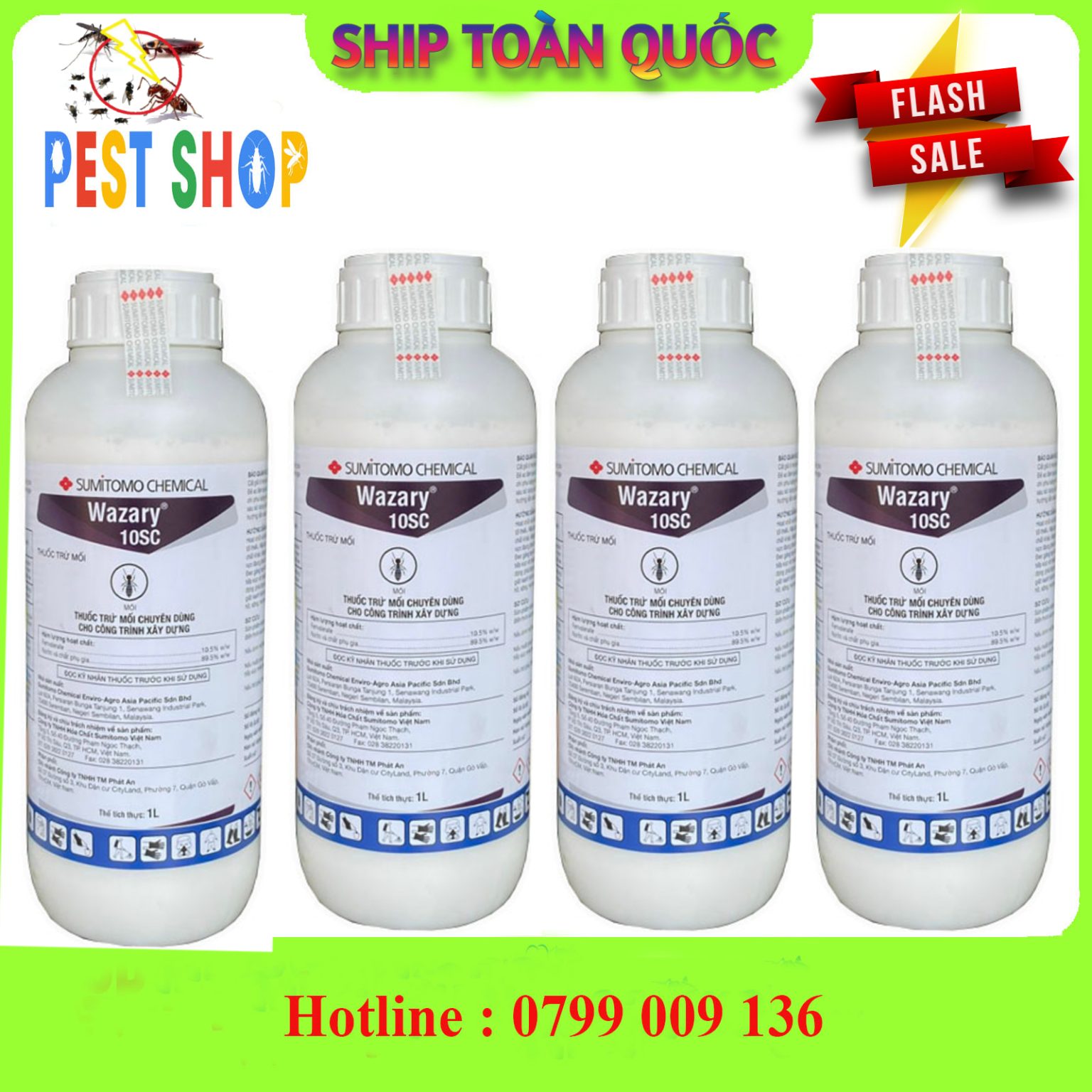 thuốc diệt mối Wazary 10SC