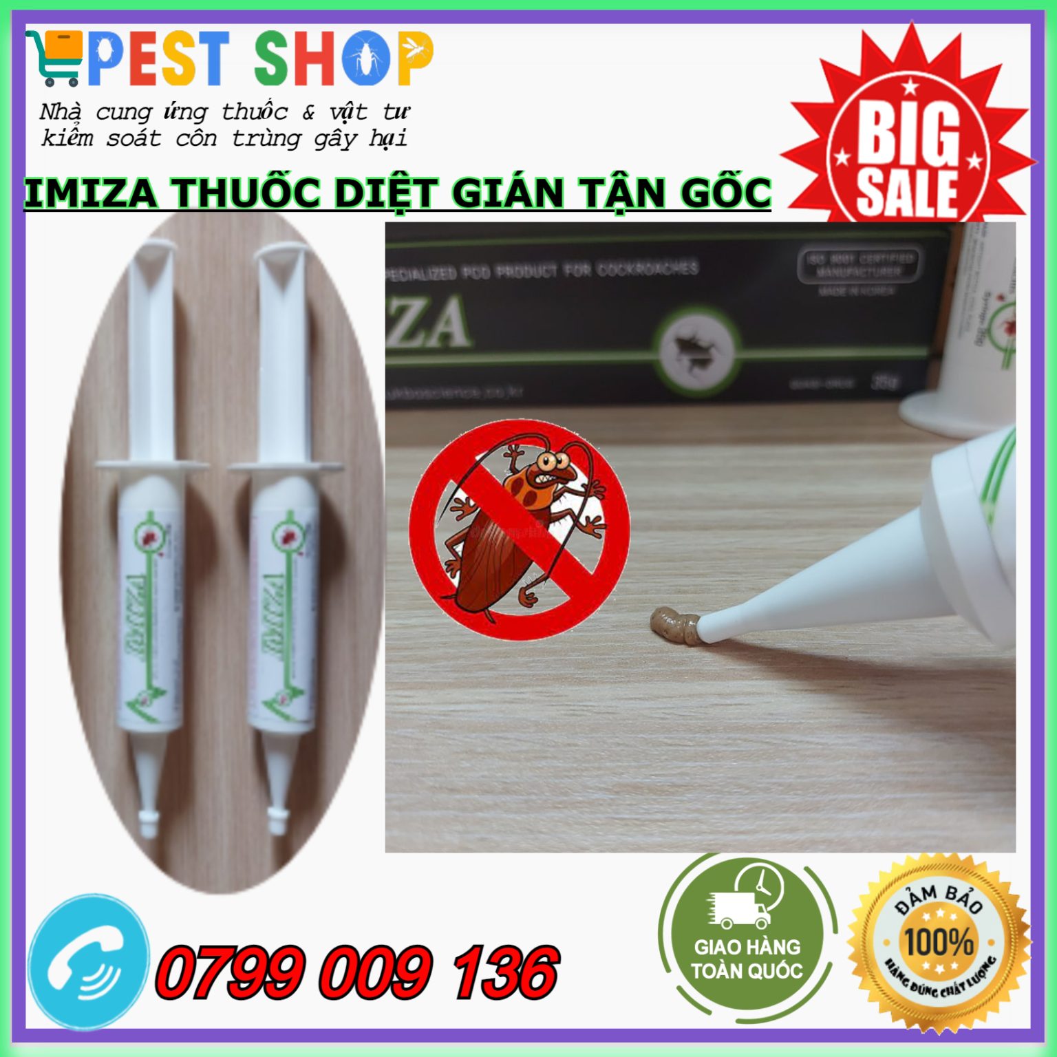 thuốc diệt gián đức Imiza