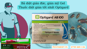 Bả diệt gián đức, gián mỹ Gel Thuốc diệt gián tốt nhất Optigard