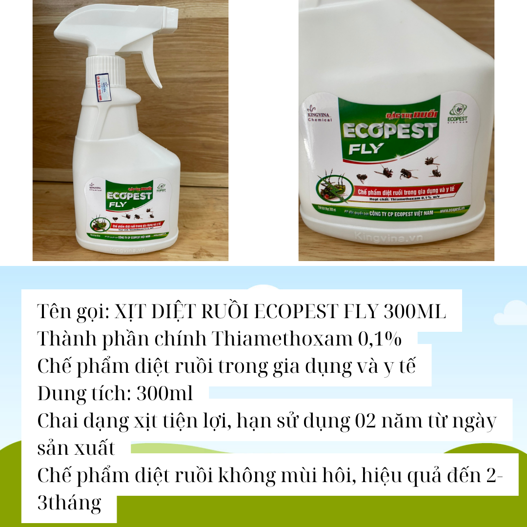 BÌNH XỊT DIỆT RUỒI ECOPEST FLY 300ML