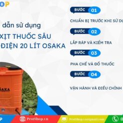 bình xịt thuốc sâu bằng điện 20 lít