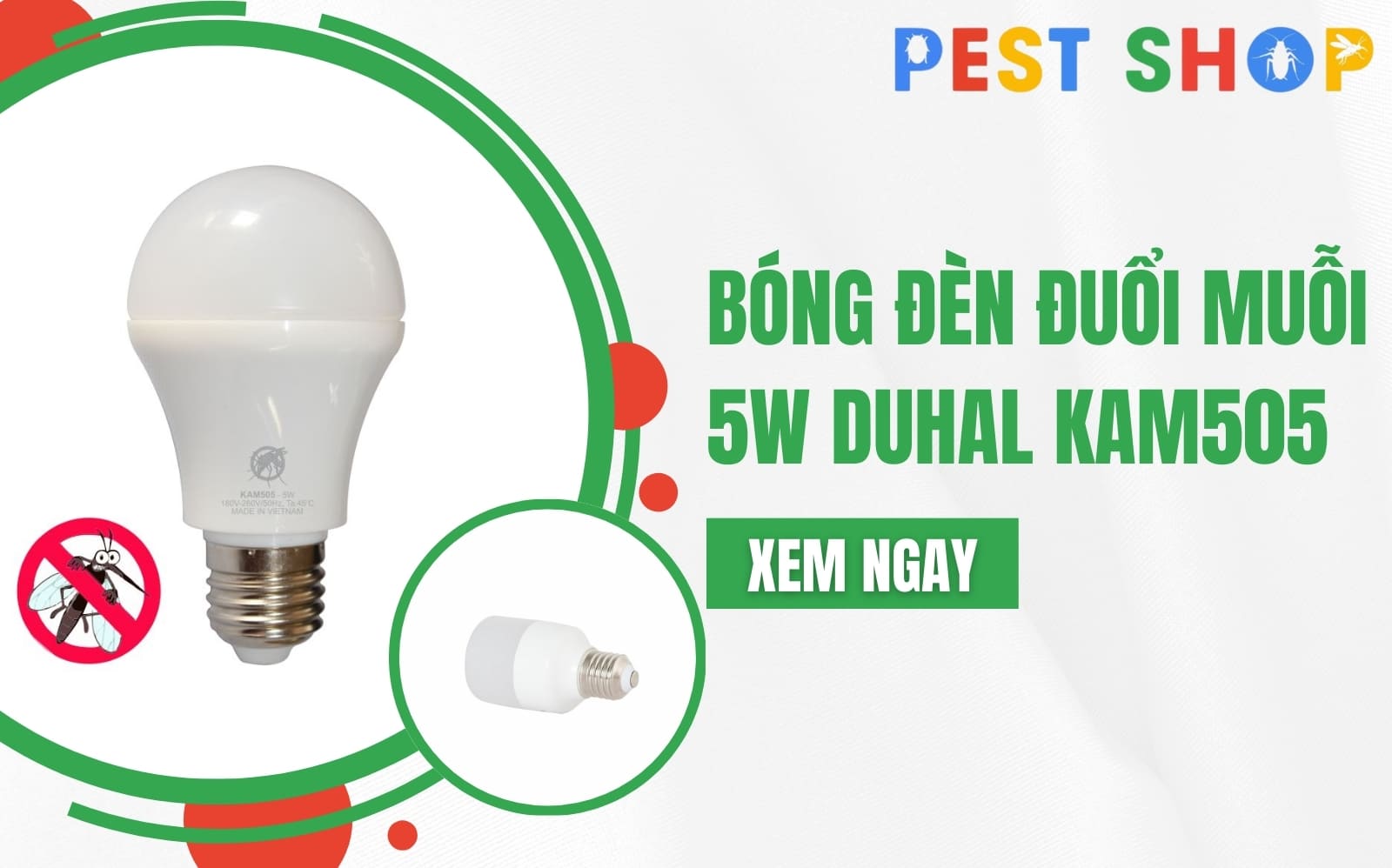 bóng đèn đuổi muỗi